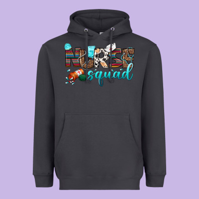 Nurse Squad Heavyweight Hoodie Designed By Bundleandbundleshop