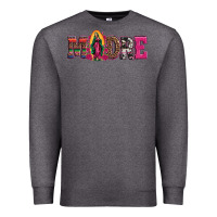 Charcoal Heather madre our lady of guadalupe Premium Sweatshirt - Artiststas