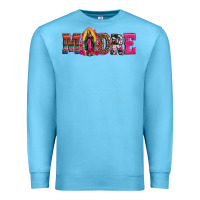 Ocean Blue madre our lady of guadalupe Premium Sweatshirt - Artiststas