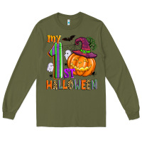 Army Green my 1st halloween Long Sleeve Tee - Zillion Design Studio