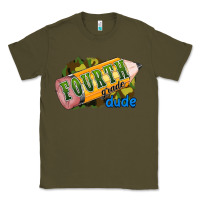 Army Green fourth grade dude Classic Tee - RanaPortraitStore