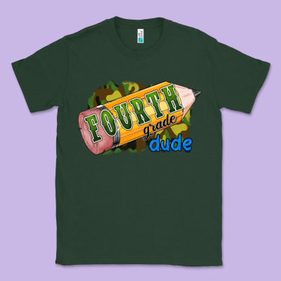 Fourth Grade Dude Classic Tee Designed By Ranaportraitstore