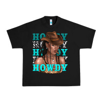 Black howdy howdy black girl Urban Heavy Tee - texasbilliewilder