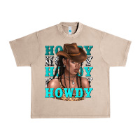 French Oak howdy howdy black girl Urban Heavy Tee - texasbilliewilder