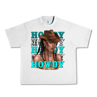 Lunar Rock howdy howdy black girl Urban Heavy Tee - texasbilliewilder