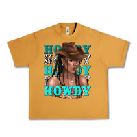 Peanut Butter howdy howdy black girl Urban Heavy Tee - texasbilliewilder