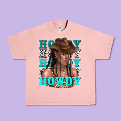 Urban Heavy Tee howdy howdy black girl