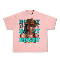 Salmon howdy howdy black girl Urban Heavy Tee - texasbilliewilder