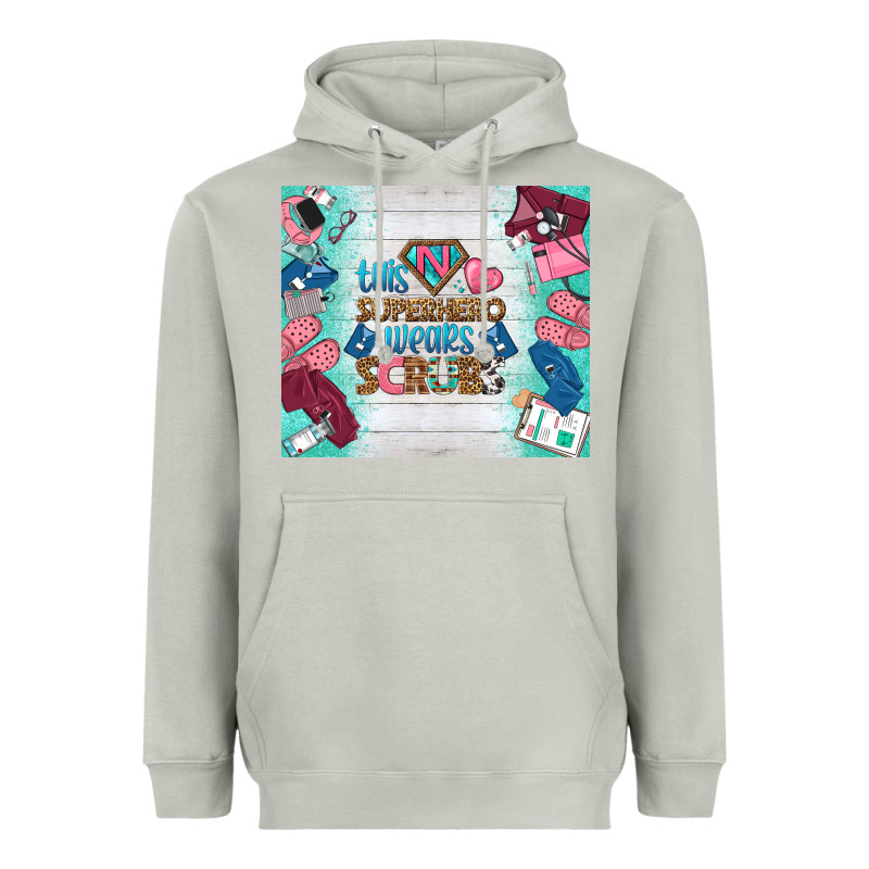 This Superhero Wears Scrubs Tumbler Heavyweight Hoodie by BundleAndBundleShop | Teevron