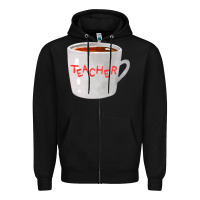 Black teachers mug  fa element Zipper Hoodie - FaDigitalArtStudio
