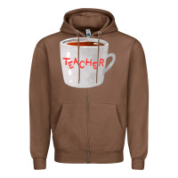 Chestnut teachers mug  fa element Zipper Hoodie - FaDigitalArtStudio