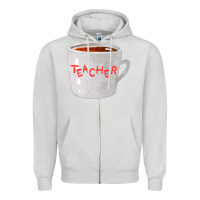 Dove Grey teachers mug  fa element Zipper Hoodie - FaDigitalArtStudio