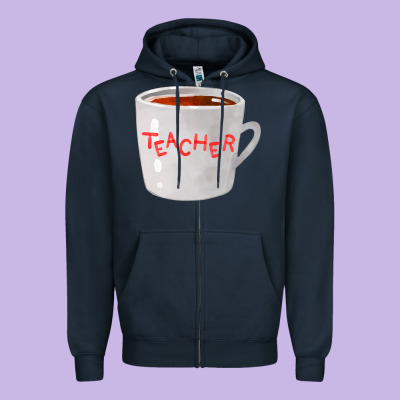 Teachers Mug  Fa Element Zipper Hoodie Designed By Fadigitalartstudio
