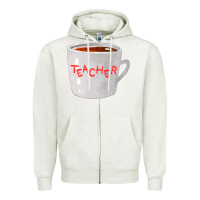 Oatmeal Heather teachers mug  fa element Zipper Hoodie - FaDigitalArtStudio