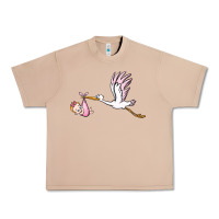 Burro stork with baby girl Urban Heavy Tee - BarkalooDesign