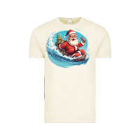 Vintage Arctic surf happy santa Vintage Tee - Unal Design