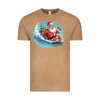 Vintage Camel surf happy santa Vintage Tee - Unal Design