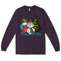Plum christmas vibes Long Sleeve Tee - RanaPortraitStore
