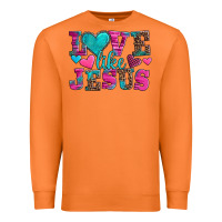 Carrot love like jesus valentine's day Premium Sweatshirt - AdoDesignShop