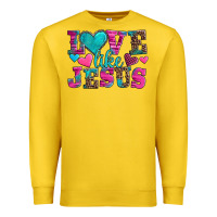 Lemon love like jesus valentine's day Premium Sweatshirt - AdoDesignShop