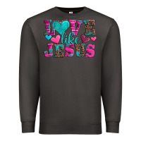 Smoke love like jesus valentine's day Premium Sweatshirt - AdoDesignShop