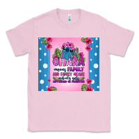 Bubblegum Pink ohana means family stitch Classic Tee - Zillion Design Studio