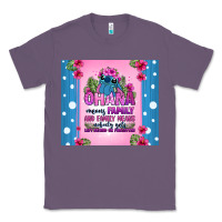 Lavender ohana means family stitch Classic Tee - Zillion Design Studio