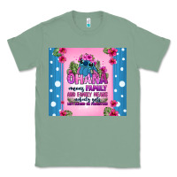 Sage ohana means family stitch Classic Tee - Zillion Design Studio