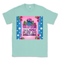 Seafoam ohana means family stitch Classic Tee - Zillion Design Studio