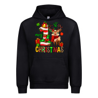 Black my first christmas reindeer Urban Hoodie - MaliasSmallBusiness