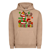 Pigment Burro my first christmas reindeer Urban Hoodie - MaliasSmallBusiness