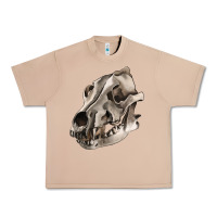 Burro Wolf skull Urban Heavy Tee - RanaPortraitStore