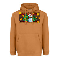 Meerkat christmas tree with snowman Heavyweight Hoodie - AdoDesignShop