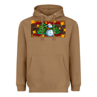 Toasted Coconut christmas tree with snowman Heavyweight Hoodie - AdoDesignShop