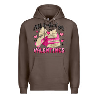 Coffee all booked for valentines Premium Hoodie - MaliasSmallBusiness