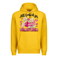 Lemon all booked for valentines Premium Hoodie - MaliasSmallBusiness