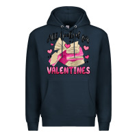 Navy all booked for valentines Premium Hoodie - MaliasSmallBusiness