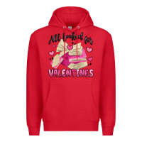 Red all booked for valentines Premium Hoodie - MaliasSmallBusiness