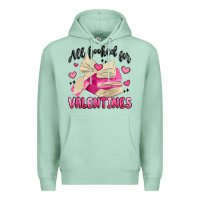 Seafoam all booked for valentines Premium Hoodie - MaliasSmallBusiness