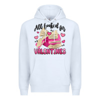 White all booked for valentines Premium Hoodie - MaliasSmallBusiness