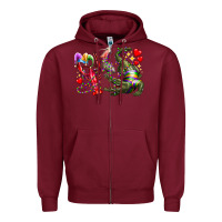 Burgundy mardi gras Zipper Hoodie - RacoonDesign