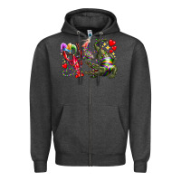 Charcoal Heather mardi gras Zipper Hoodie - RacoonDesign