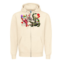 Sandshell mardi gras Zipper Hoodie - RacoonDesign