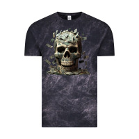 Cloud Black bad money Vintage Tee - Unal Design