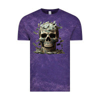 Cloud Purple bad money Vintage Tee - Unal Design