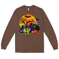 Chestnut halloween monster truck Long Sleeve Tee - Zillion Design Studio
