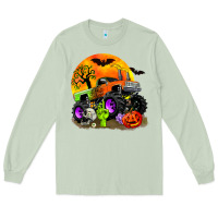 Matcha halloween monster truck Long Sleeve Tee - Zillion Design Studio