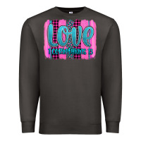 Smoke love corinthians 13 valentine's day brushstroke Premium Sweatshirt - AdoDesignShop