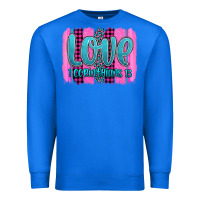True Royal love corinthians 13 valentine's day brushstroke Premium Sweatshirt - AdoDesignShop