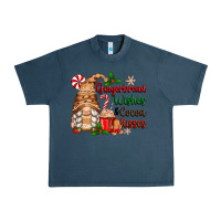 Midnight Navy gingerbread wishes and cocoa kisses Urban Heavy Tee - Zillion Design Studio